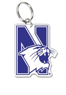 Northwestern Wildcats Premium Acrylic Keychain - Purple