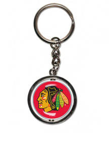 Chicago Blackhawks Spinner Keychain - Red