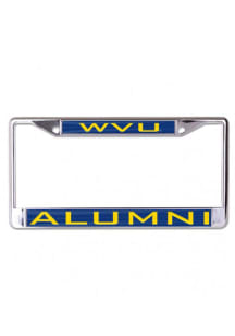West Virginia Mountaineers Alumni Inlaid License Plate Frame - Navy Blue