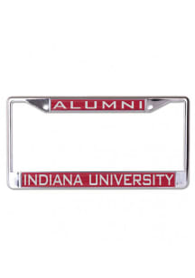 Indiana Hoosiers Alumni Inlaid License Plate Frame - Red