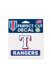 Texas Rangers Team Name Auto Decal - Blue