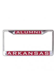 Arkansas Razorbacks Alumni Inlaid License Plate Frame - Red