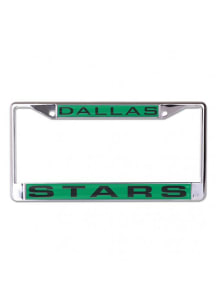 Dallas Stars Team Name Inlaid License Plate Frame - Green