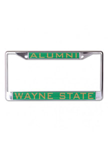 Wayne State Warriors Alumni Inlaid License Plate Frame - Green