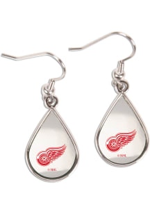 Detroit Red Wings Teardrop Womens Earrings