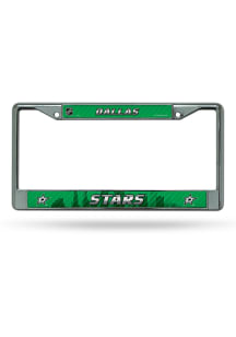Dallas Stars Decal Chrome License Plate Frame - Silver