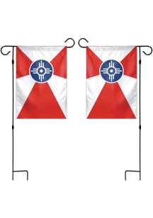 Wichita 12x18 Garden Flag - Red