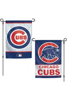Chicago Cubs 2-Sided Team Logo Garden Flag - Blue