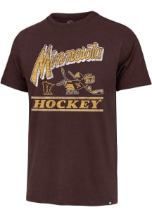 47 Minnesota Golden Gophers Maroon Fly By Short Sleeve Fashion T Shirt