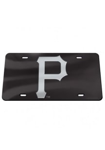 Pittsburgh Pirates Black Crystal Mirror Car Accessory License Plate