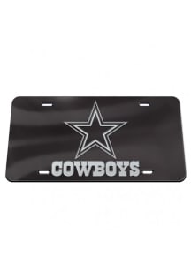 Dallas Cowboys Black Chrome Car Accessory License Plate