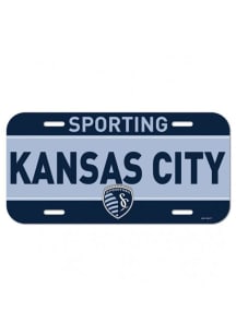 Sporting Kansas City Blue Plastic Car Accessory License Plate