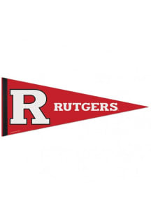 Rutgers Scarlet Knights 12x30 Logo Premium Pennant - Red