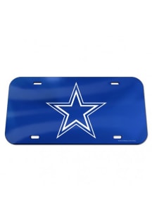 Dallas Cowboys Blue Team Logo Inlaid Car Accessory License Plate
