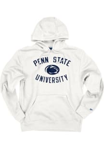 Blue 84 Penn State Nittany Lions Mens White Arch Logo Long Sleeve Hoodie