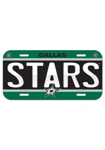 Dallas Stars Green Team Name Car Accessory License Plate