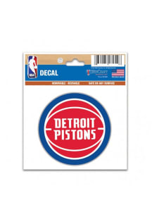 Detroit Pistons Multi Use Auto Decal - Red