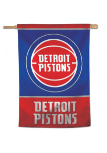 Detroit Pistons Team Logo Banner - Blue
