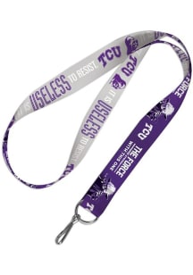 TCU Horned Frogs Yoda Vader 1 Inch Lanyard - Purple