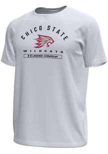 Under Armour CSU Chico Wildcats White Name Tech Stretch Short Sleeve T Shirt