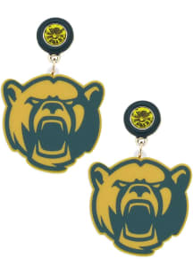 Baylor Bears Resin Mascot Womens Earrings