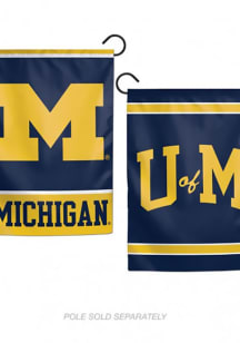 Michigan Wolverines 12x18 inch Garden Flag - Blue