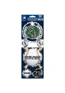 Chicago White Sox Prism Stickers - Black