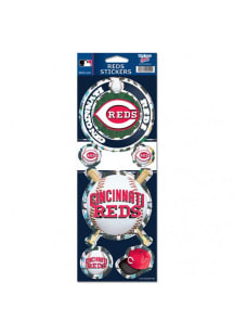 Cincinnati Reds Prism Stickers - Red