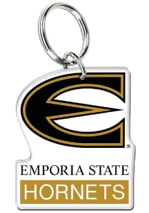 Emporia State Hornets Acrylic Keychain - Gold