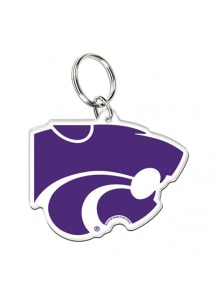 K-State Wildcats Premium Keychain - Purple