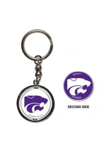 K-State Wildcats Spinner Keychain - Purple