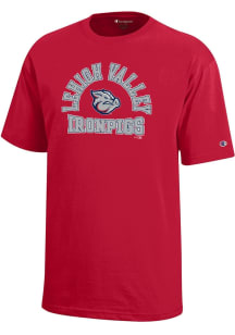 Champion Lehigh Valley Ironpigs Youth Red #1 Design Short Sleeve T-Shirt