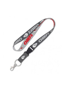 Kansas City Chiefs Logo Lanyard - Grey