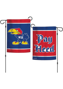 Kansas Jayhawks 1941 Jayhawk 12x18 inch 2-Sided Garden Flag - Blue