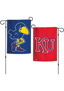 Kansas Jayhawks 1912 Jayhawk 12x18 inch 2-Sided Garden Flag - Blue