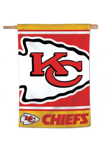 Kansas City Chiefs Mega 28x40 inch Vertical Banner - Red