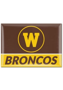 Western Michigan Broncos 2.5 x 3.5 Metal Magnet