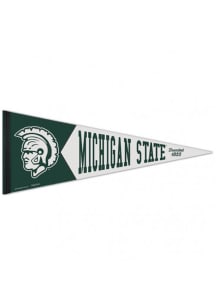 Michigan State Spartans 12x30 inch Premium Pennant - White