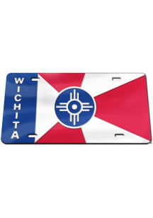Wichita Red Flag Car Accessory License Plate