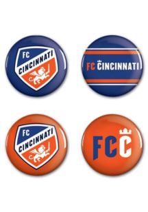 FC Cincinnati 4-Pack Button - Orange
