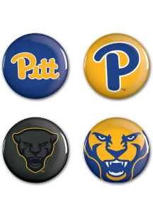 Pitt Panthers 4pk 1.25 Inch Button - Blue