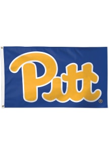 Pitt Panthers 3x5 ft Deluxe Silk Screen Grommet Flag - Blue