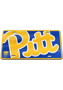 Pitt Panthers Blue Mega Inlaid Car Accessory License Plate