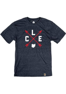 Rally Cleveland Navy Blue Cleveland Arrows Short Sleeve Fashion T Shirt