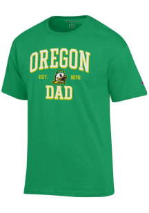 Champion Oregon Ducks Green Est Date Dad Jersey Short Sleeve T Shirt