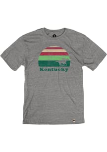 Rally Kentucky Grey Sunset Icon Short Sleeve Fashion T Shirt