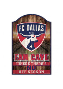 FC Dallas 11x17 Fan Cave Sign - Blue