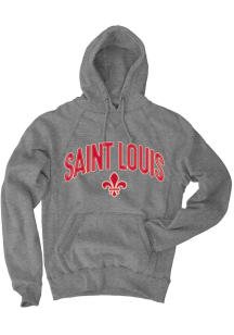 Blue 84 St Louis Mens Black Wordmark Long Sleeve Hoodie
