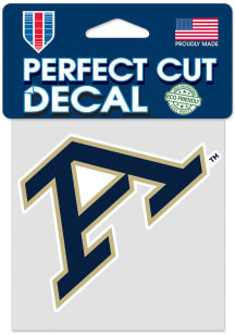 Akron Zips 4x4 Auto Decal - Navy Blue