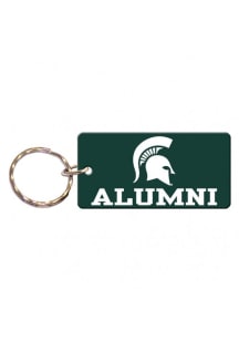 Michigan State Spartans Alumni Keychain - Green